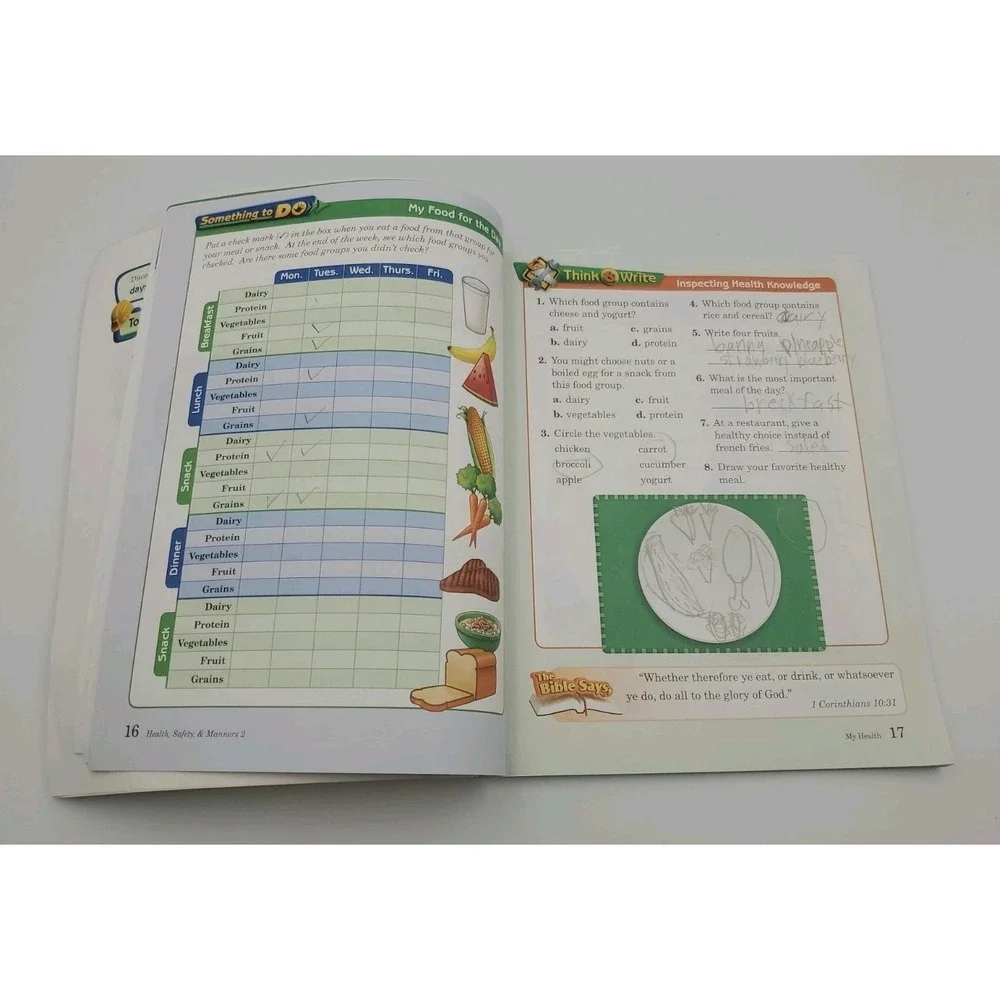 Abeka Health Safety & Manners 2 Reader Student Book 2nd Grade 4th Edition 2019